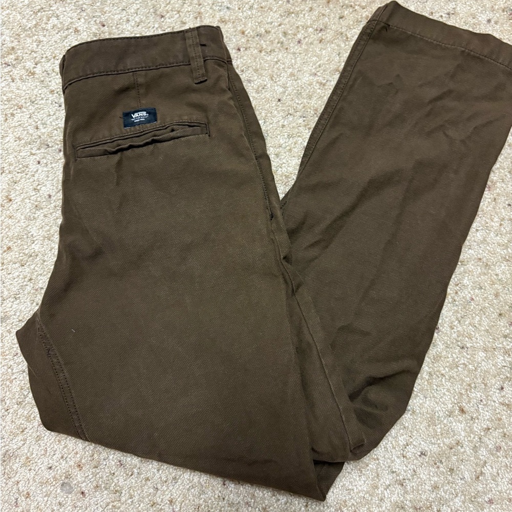 Vans Brown Chinos Durable Cotton Twill